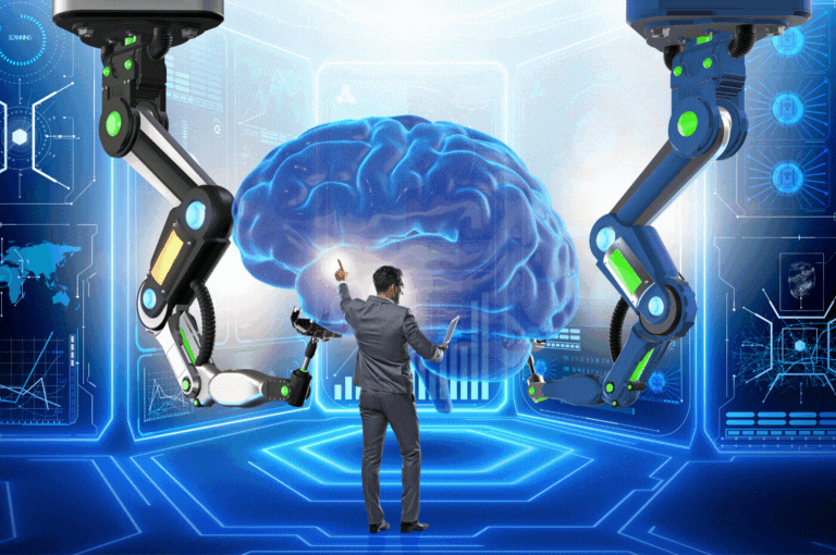 Man directing Super brain